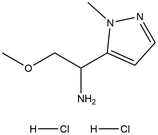 2-甲氧基-1-(1-甲基-1H-吡唑-5-基)乙胺盐酸盐, 2416236-30-9, 结构式