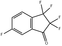 1H-Inden-1-one, 2,2,3,3,6-pentafluoro-2,3-dihydro- Structure