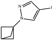 1H-Pyrazole, 1-bicyclo[1.1.1]pent-1-yl-4-iodo- Struktur