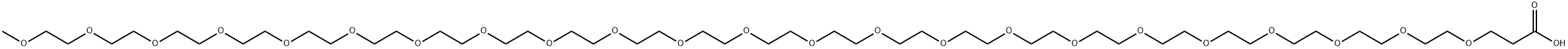 4,7,10,13,16,19,22,25,28,31,34,37,40,43,46,49,52,55,58,61,64,67,70-Tricosaoxahenheptacontanoic acid Structure