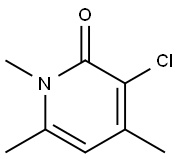 2-(1H)-吡啶酮,3-氯-1,4,6-三甲基-, 2417310-80-4, 结构式