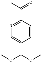 Ethanone, 1-[5-(dimethoxymethyl)-2-pyridinyl]-,2417655-39-9,结构式