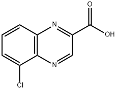 2-Quinoxalinecarboxylic acid, 5-chloro- 化学構造式