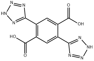 1,4-Benzenedicarboxylic acid, 2,5-di-2H-tetrazol-5-yl-, 2417761-51-2, 结构式