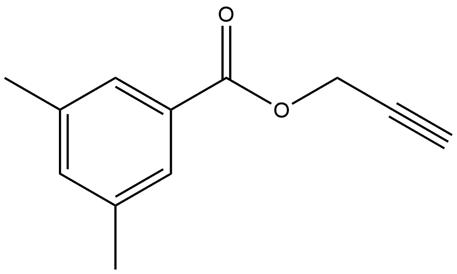 2-Propyn-1-yl 3,5-dimethylbenzoate Struktur