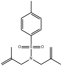 Benzenesulfonamide, 4-methyl-N,N-bis(2-methyl-2-propen-1-yl)- Structure