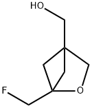 2-Oxabicyclo[2.1.1]hexane-4-methanol, 1-(fluoromethyl)- Struktur