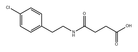 Butanoic acid, 4-[[2-(4-chlorophenyl)ethyl]amino]-4-oxo- 结构式