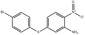 Benzenamine, 5-[(4-bromophenyl)thio]-2-nitro-,242139-96-4,结构式