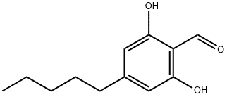 2,6-dihydroxy-4-pentylbenzaldehyde Structure