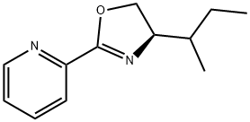 2-[(4R)-4,5-二氢-4-(1-甲基丙基)-2-噁唑基]吡啶, 242482-27-5, 结构式