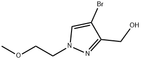 (4-溴-1-(2-甲氧基乙基)-1H-吡唑-3-基)甲醇,2426630-64-8,结构式