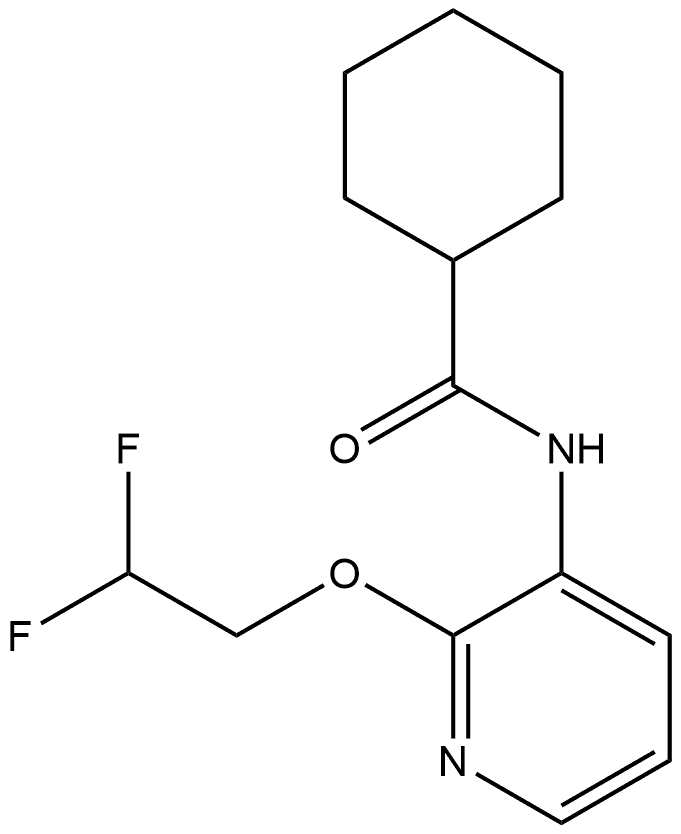 2426827-68-9 N-[2-(2,2-Difluoroethoxy)-3-pyridinyl]cyclohexanecarboxamide