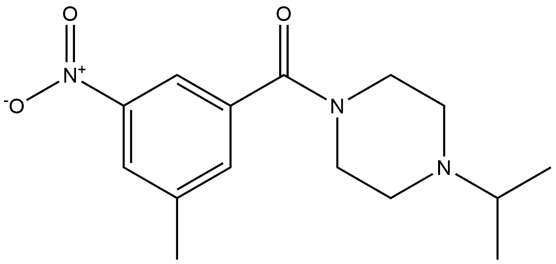 (4-isopropylpiperazin-1-yl)(3-methyl-5-nitrophenyl)methanone,2427020-04-8,结构式