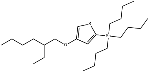 Stannane, tributyl[4-[(2-ethylhexyl)oxy]-2-thienyl]-,2427626-42-2,结构式