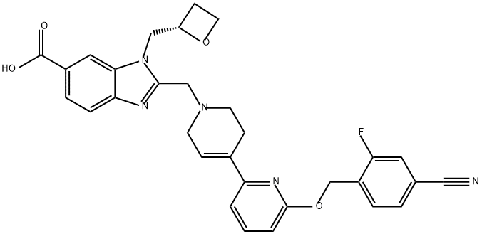 化合物 GLP-1R AGONIST 3, 2428640-18-8, 结构式
