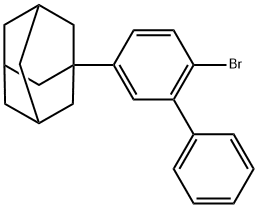 Tricyclo[3.3.1.13,7]decane, 1-(6-bromo[1,1'-biphenyl]-3-yl)- Structure