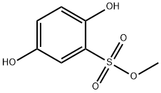 Benzenesulfonic acid, 2,5-dihydroxy-, methyl ester 化学構造式