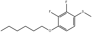 (2,3-Difluoro-4-(hexyloxy)phenyl)(methyl)sulfane Structure