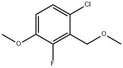 1-Chloro-3-fluoro-4-methoxy-2-(methoxymethyl)benzene Structure