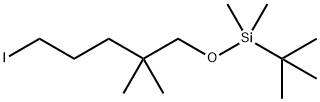 Silane, (1,1-dimethylethyl)[(5-iodo-2,2-dimethylpentyl)oxy]dimethyl-,243458-60-8,结构式