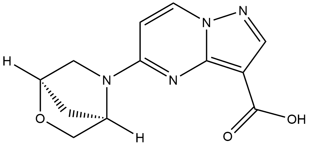 5-(1R,4R)-2-Oxa-5-azabicyclo[2.2.1]hept-5-ylpyrazolo[1,5-a]pyrimidine-3-carboxylic acid|