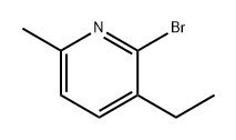 Pyridine, 2-bromo-3-ethyl-6-methyl- Structure