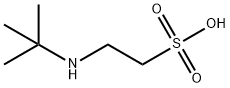 Ethanesulfonic acid, 2-[(1,1-dimethylethyl)amino]- 化学構造式