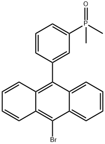 Phosphine oxide, [3-(10-bromo-9-anthracenyl)phenyl]dimethyl- Structure