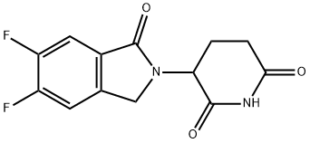 3-(5,6-difluoro-1,3-dihydro-1-oxo-2H-isoindol-2-yl)-2,6-Piperidinedione|3-(5,6-二氟-1-氧代异吲哚啉-2-基)哌啶-2,6-二酮