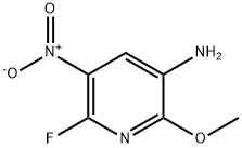 6-氟-2-甲氧基-5-硝基吡啶-3-胺,2438331-91-8,结构式