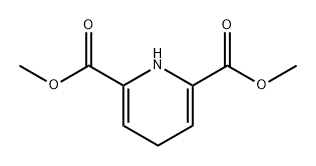 2,6-Pyridinedicarboxylic acid, 1,4-dihydro-, 2,6-dimethyl ester Structure