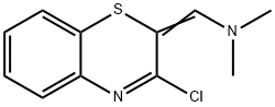 Methanamine, 1-(3-chloro-2H-1,4-benzothiazin-2-ylidene)-N,N-dimethyl- Structure