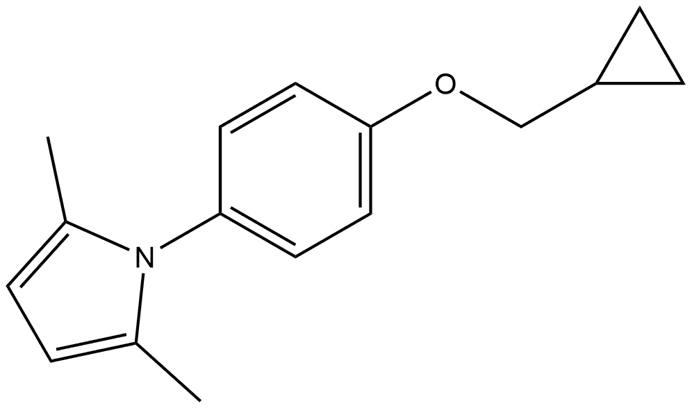 1-[4-(Cyclopropylmethoxy)phenyl]-2,5-dimethyl-1H-pyrrole|