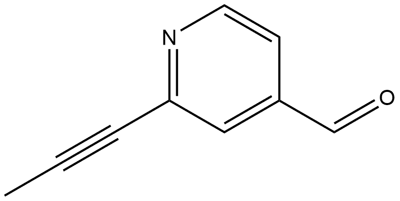 2-(丙-1-炔-1-基)异烟醛,2440581-56-4,结构式