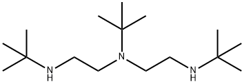 1,2-Ethanediamine, N1,N2-bis(1,1-dimethylethyl)-N1-[2-[(1,1-dimethylethyl)amino]ethyl]- Structure