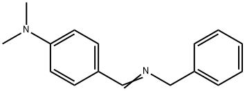 Benzenemethanamine, N-[[4-(dimethylamino)phenyl]methylene]- Structure