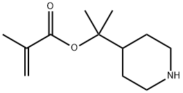 2-(哌啶-4-基)丙烷-2-基甲基丙烯酸酯,2443380-46-7,结构式