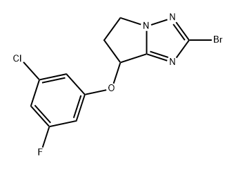 5H-Pyrrolo[1,2-b][1,2,4]triazole, 2-bromo-7-(3-chloro-5-fluorophenoxy)-6,7-dihydro-|