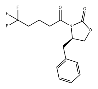 2-Oxazolidinone, 4-(phenylmethyl)-3-(5,5,5-trifluoro-1-oxopentyl)-, (4R)-|(R)-4-苄基-3-(5,5,5-三氟戊酰基)噁唑烷-2-酮