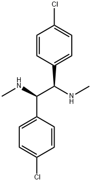 (1R,2R)-1,2-双(4-氯苯基)-N1,N2-二甲基乙烷-1,2-二胺 结构式