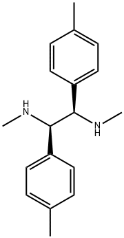 1,2-Ethanediamine, N1,N2-dimethyl-1,2-bis(4-methylphenyl)-, (1R,2R)- Structure