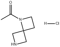 Ethanone, 1-(1,6-diazaspiro[3.3]hept-1-yl)-, hydrochloride (1:1) Structure