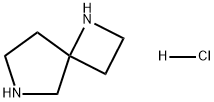 1,6-Diazaspiro[3.4]octane, hydrochloride (1:1) Struktur