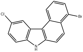 4-溴-10-氯-7H-苯并[C]咔唑, 2445327-62-6, 结构式