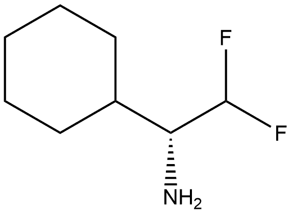 (R)-1-环己基-2,2-二氟乙-1-胺, 2445750-04-7, 结构式