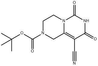 1,1-Dimethylethyl 9-cyano-1,3,4,6,7,8-hexahydro-6,8-dioxo-2H-pyrazino[1,2-c]pyrimidine-2-carboxylate,2445785-62-4,结构式