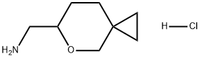 5-Oxaspiro[2.5]octane-6-methanamine, hydrochloride (1:1) Struktur