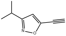 5-Ethynyl-3-(1-methylethyl)isoxazole Struktur