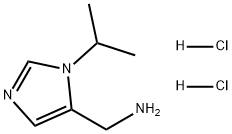 (1-异丙基-1H-咪唑-5-基)甲胺二盐酸盐, 2445792-90-3, 结构式